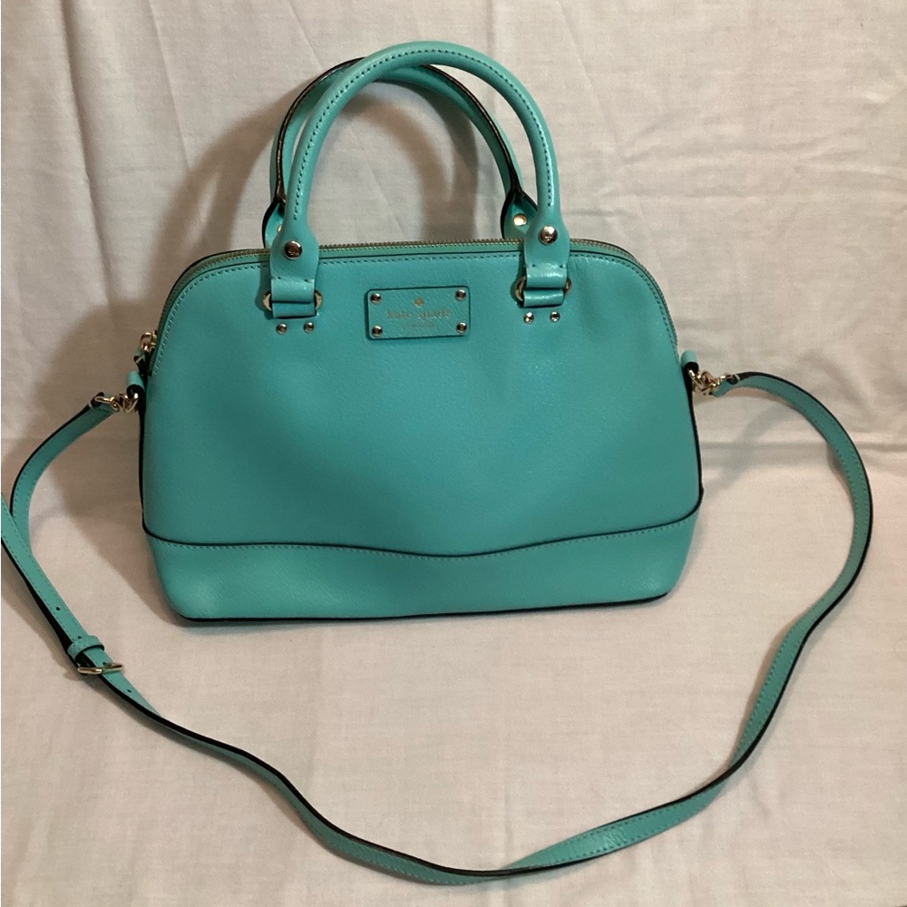 Kate Spade Wellesley Rachelle Satchel Handbag Bag Real Leather Beautiful Color